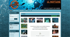 Desktop Screenshot of leneptuneplongee.be